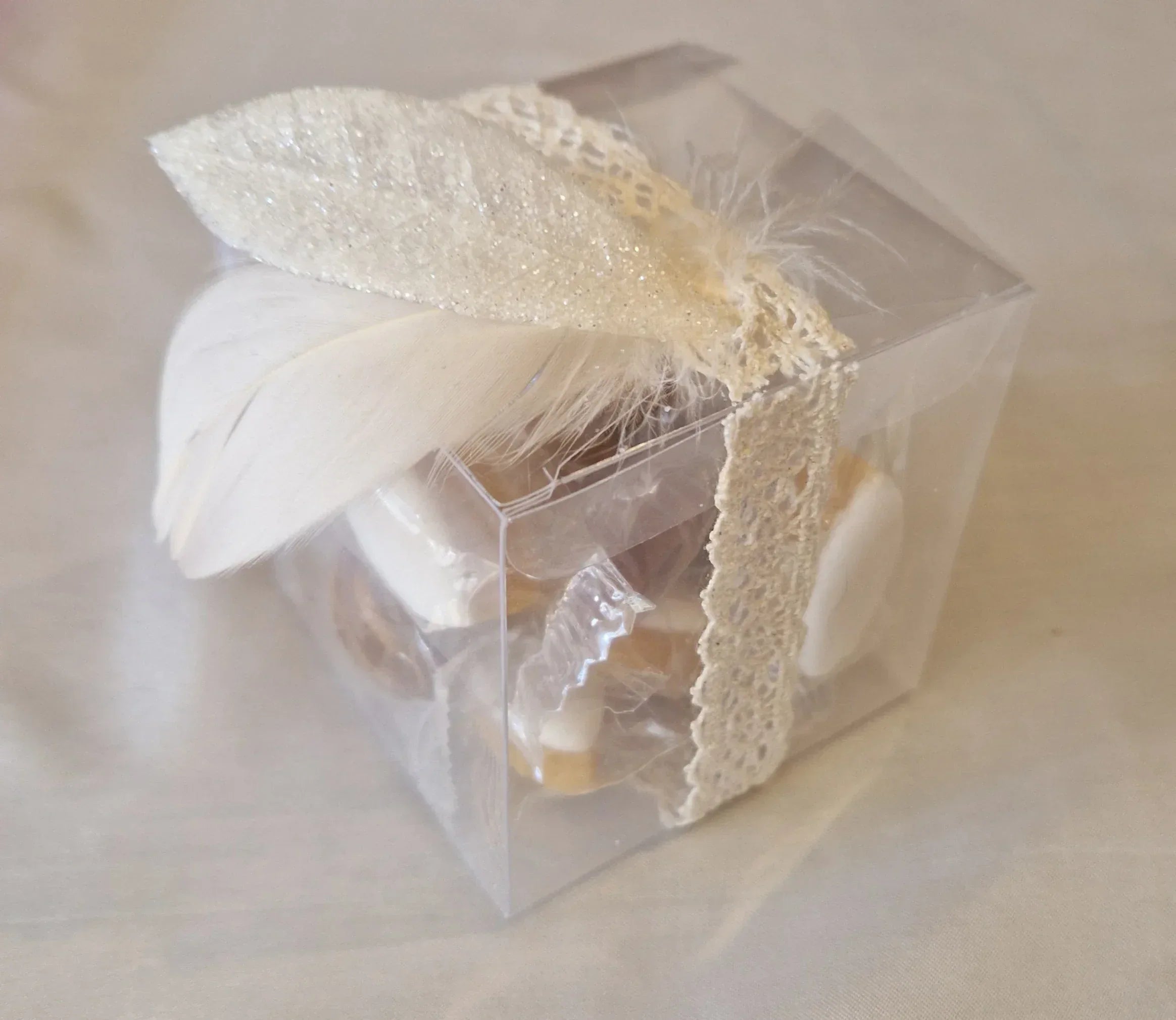 Contenant Plastifié Anniversaire Adulte - Calissons et Caramels Coquillage - AngelAnge