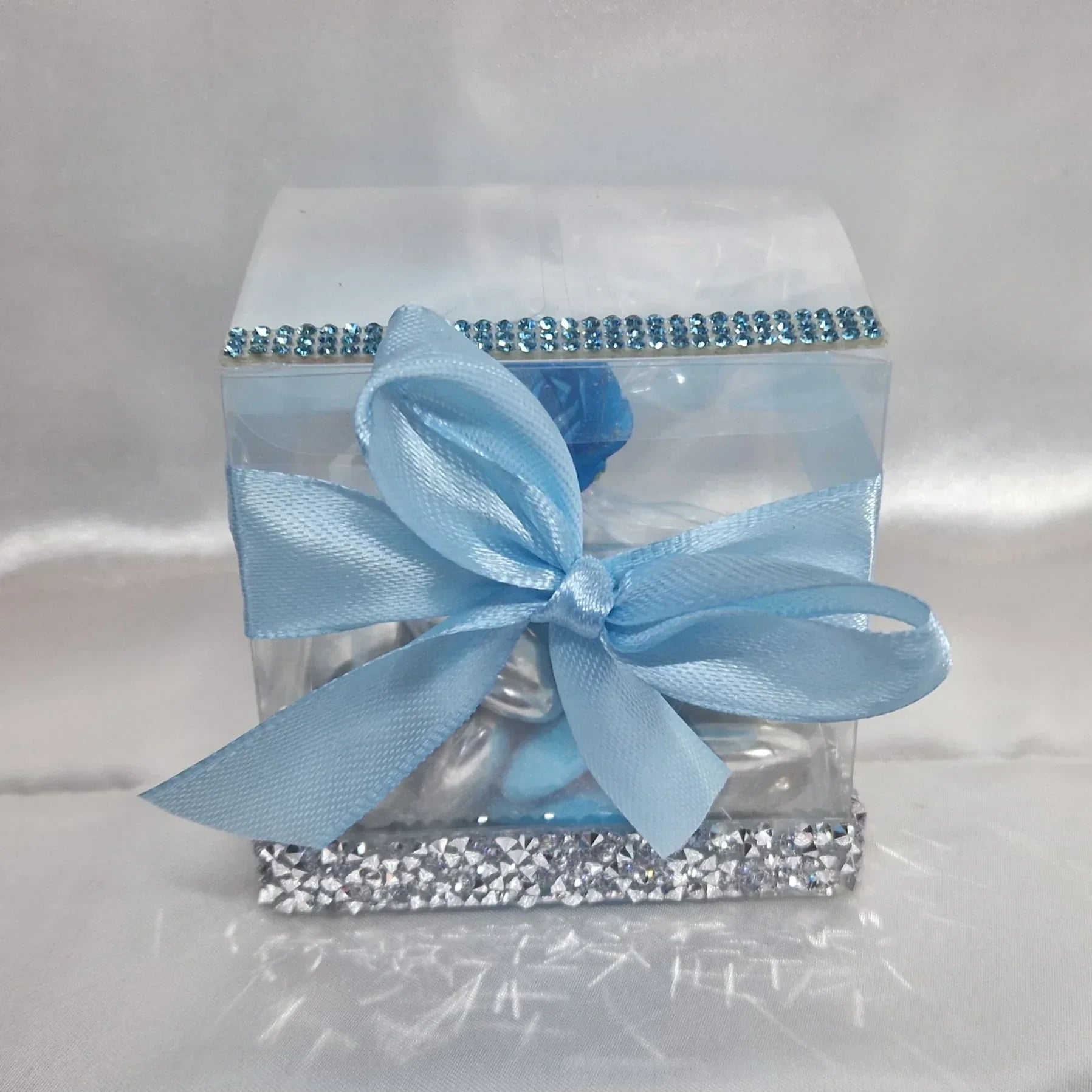 Contenant Mariage Majestueux - Dragées Amande et Chocolat Argenté - AngelAnge