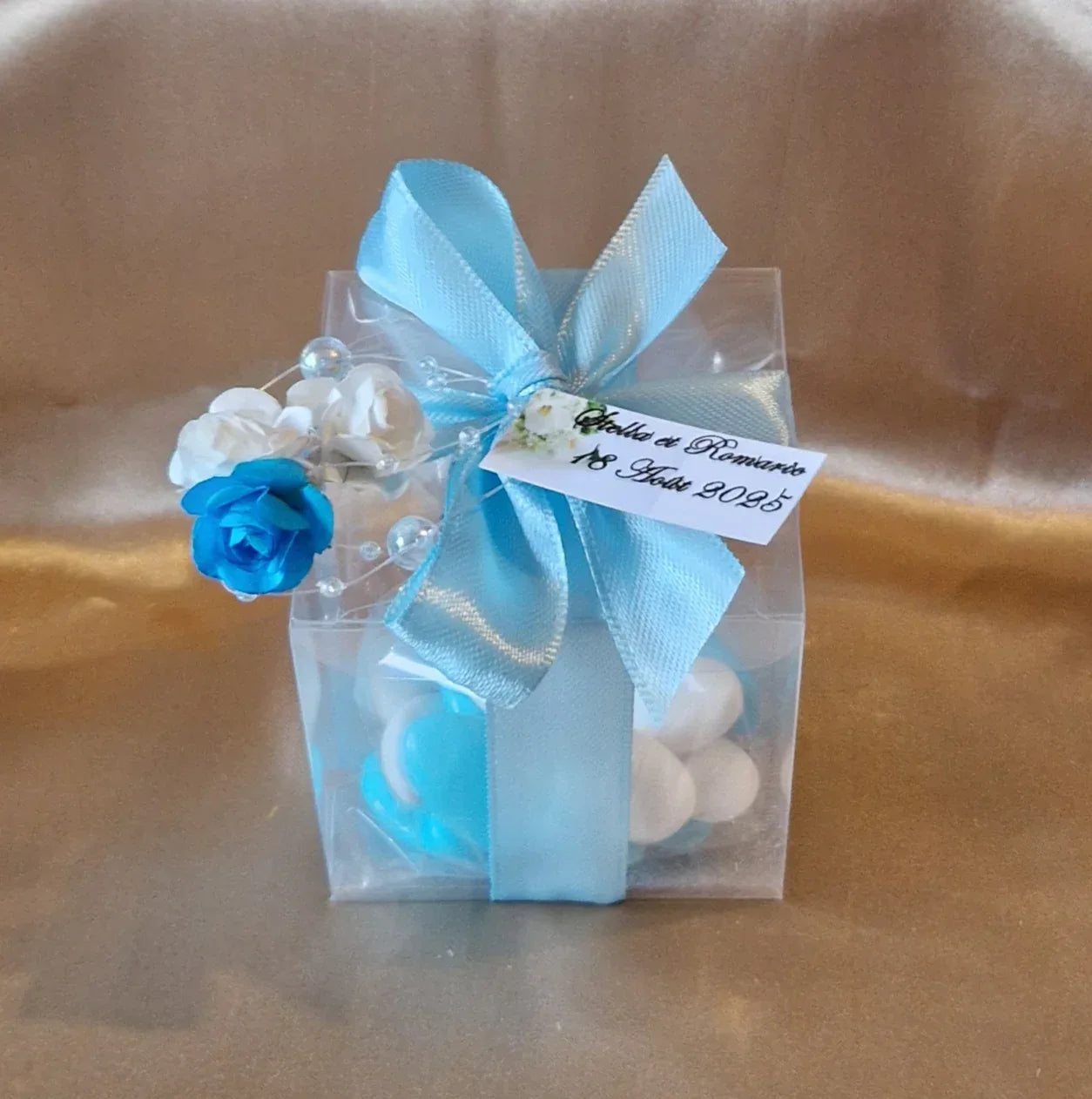 Contenant Mariage Élégance Cristal - Dragées Premium Française - AngelAnge