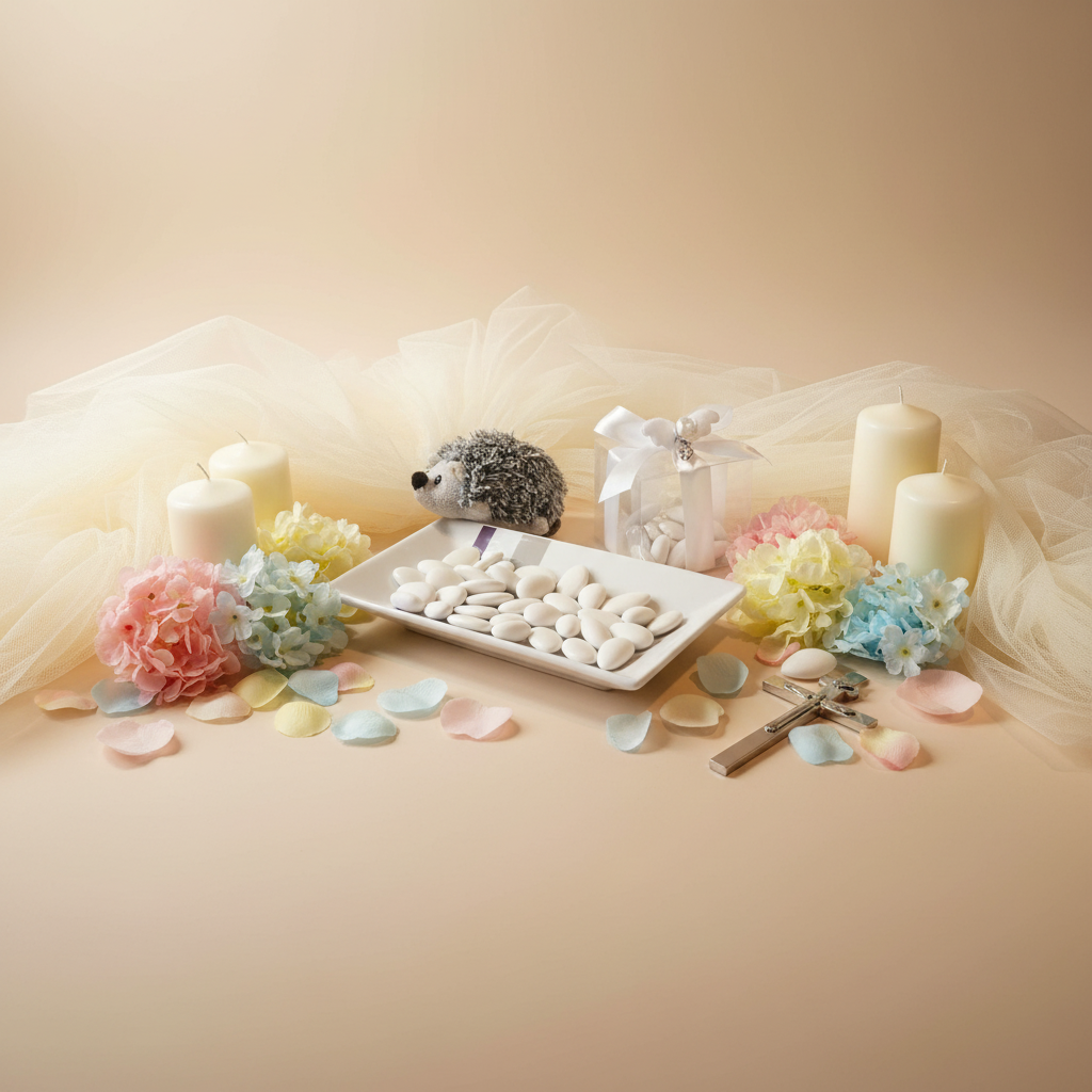 Baptême hérisson coloré 2