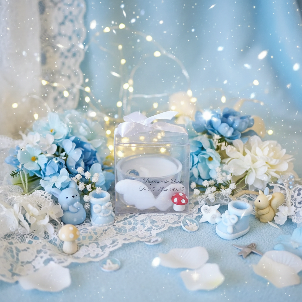Boîte Diffuseur Baptême Féérique Petit Garçon