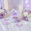Bougie Parfumée Cadeau Violet Personnalisé