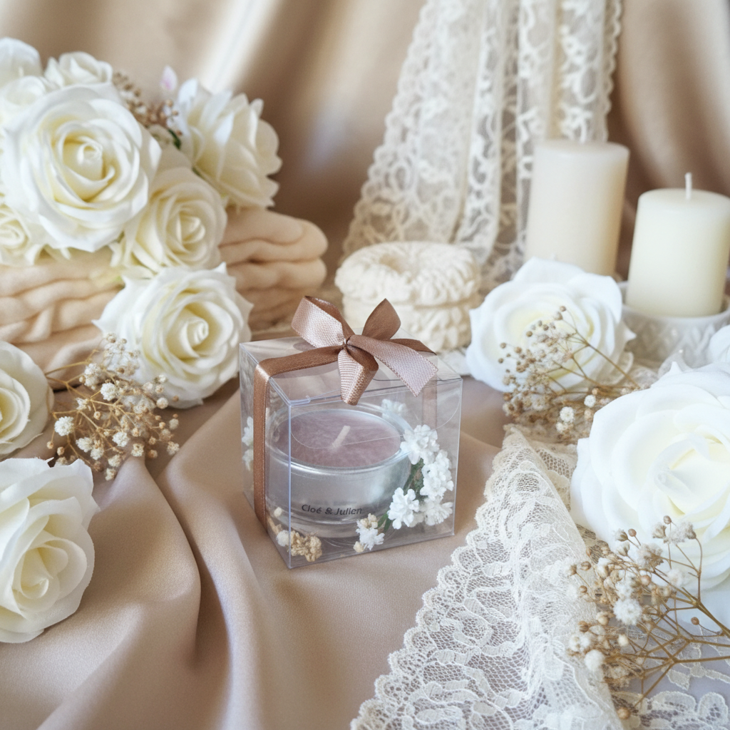 Bougie Parfumée Taupe Élégante