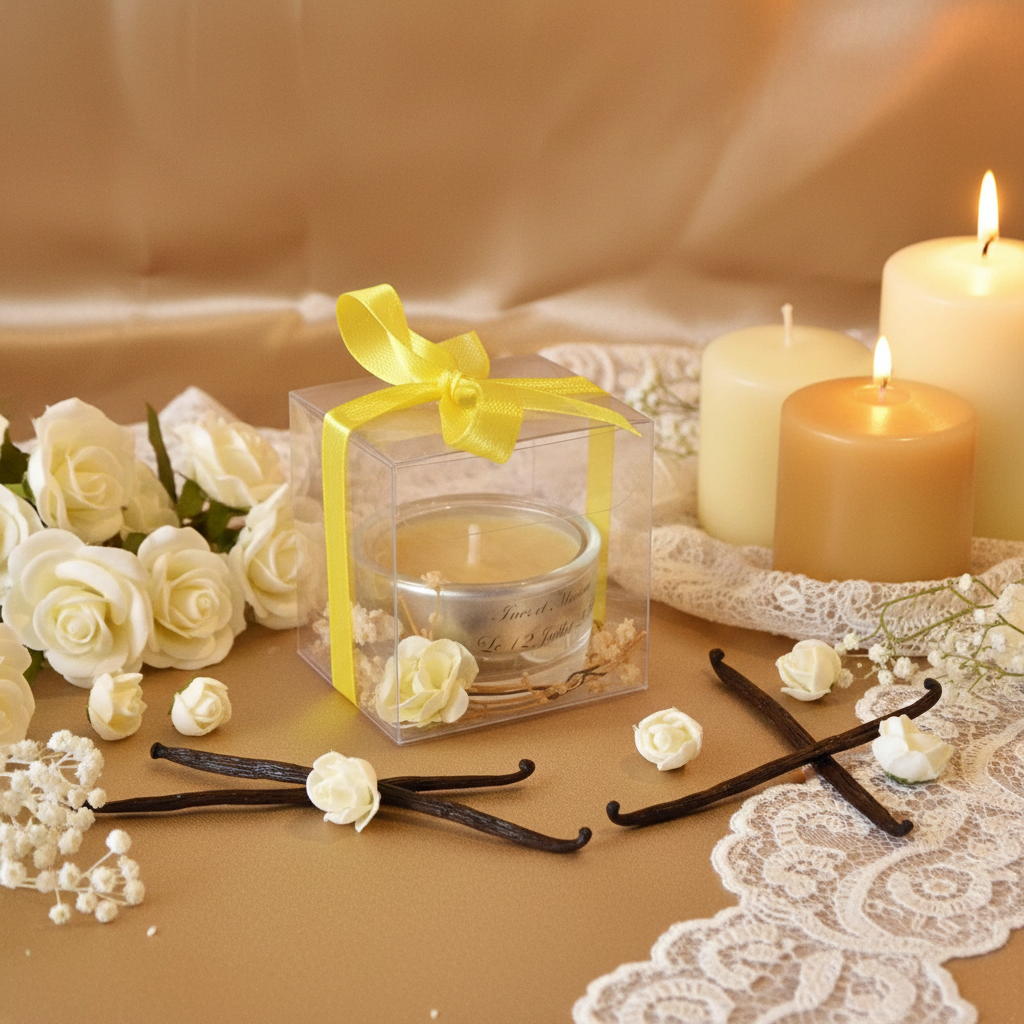 Bougie Parfumée Vanille Chaleureuse
