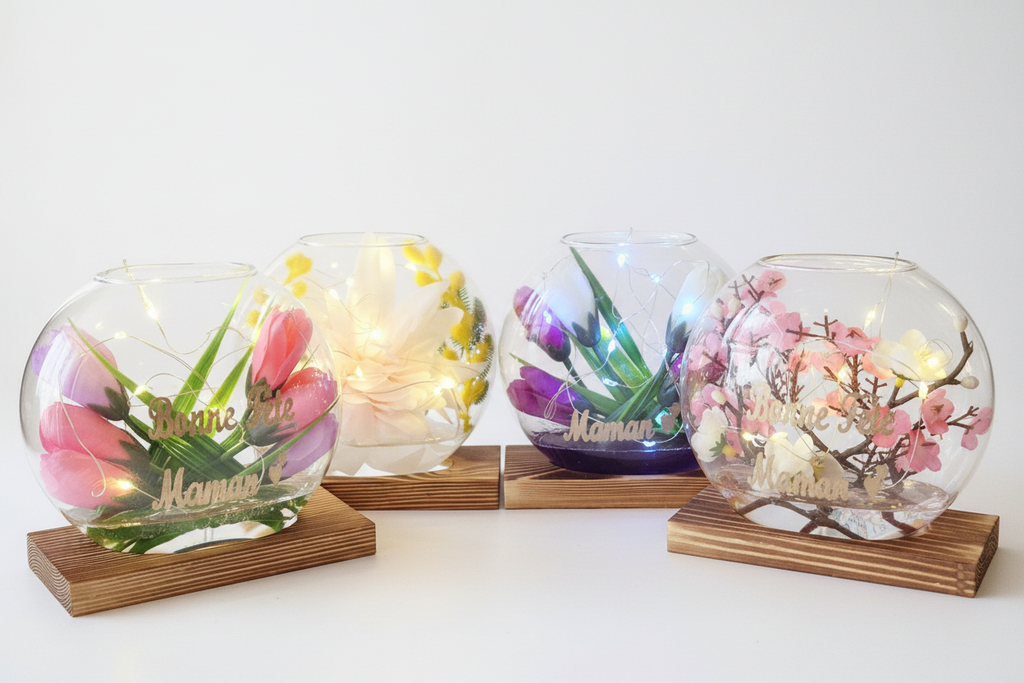 Collection globes floraux