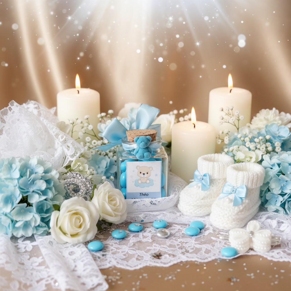 Contenant Baptême Douceur Céleste