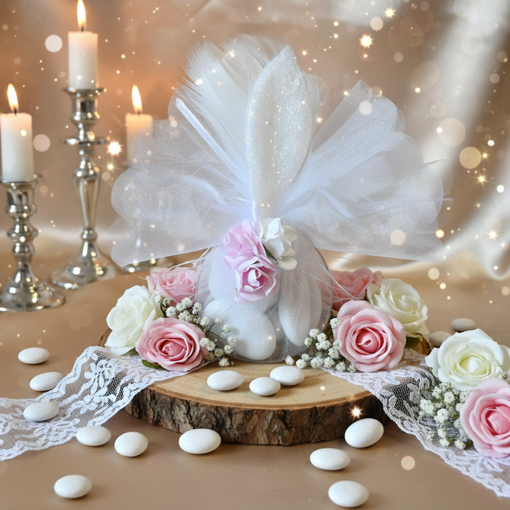 Contenant Baptême Tendresse Dorée