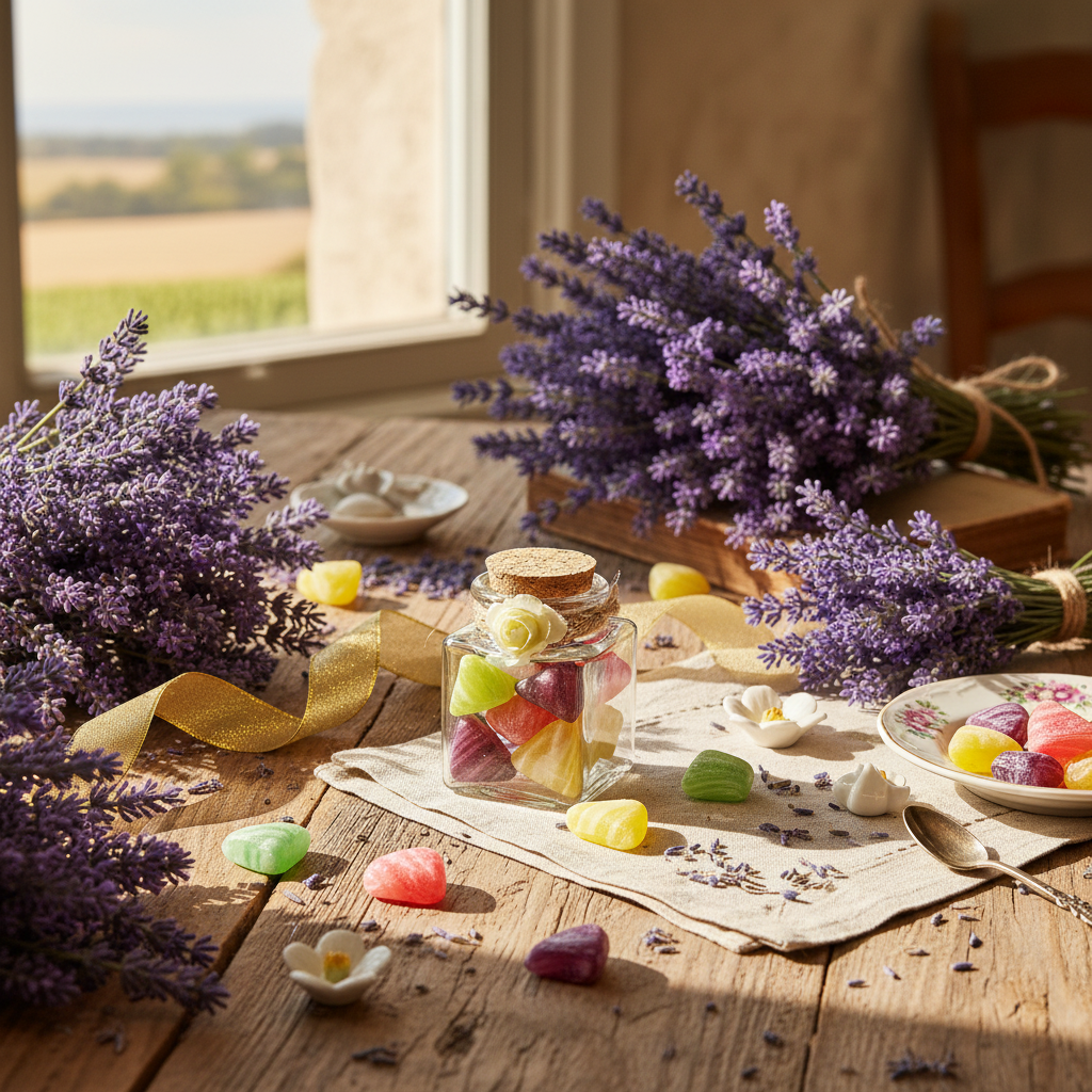 Contenant Verre Berlingots Provençaux - Version enrichie