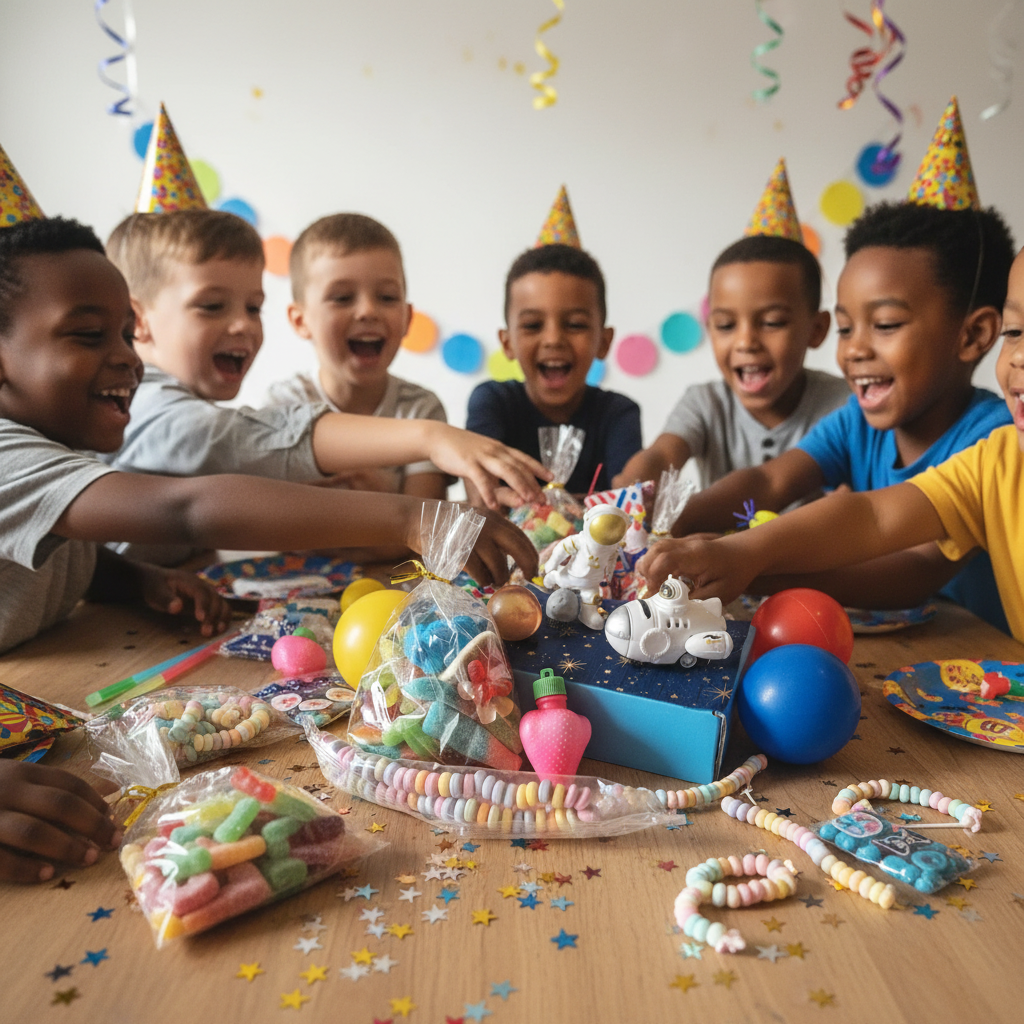 Scène anniversaire garçons produit fidèle